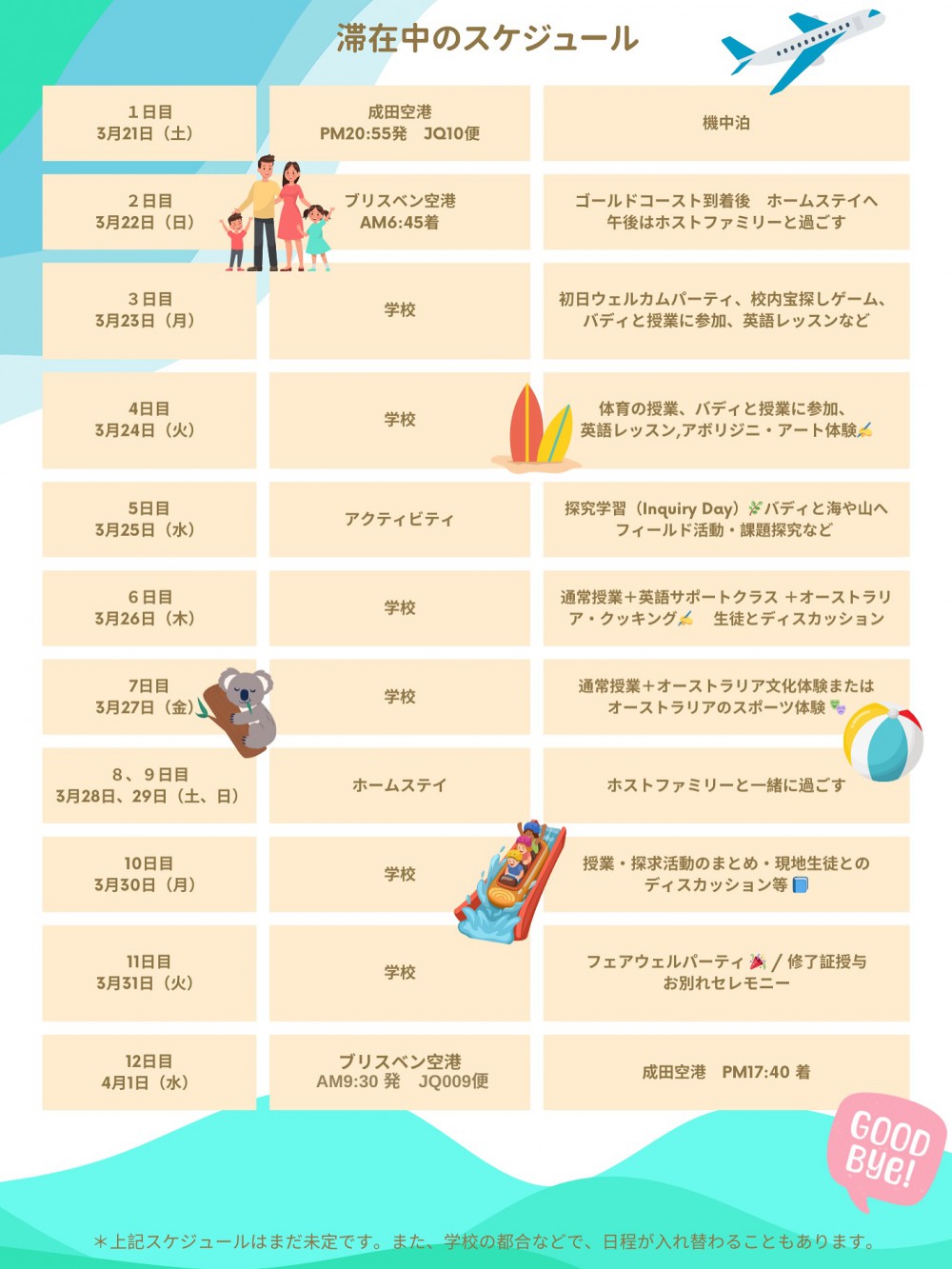 【2026年】オーストラリア・ゴールドコースト(現地校体験)※引率者同行